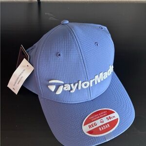 TaylorMade Black and Blue Golf Hat